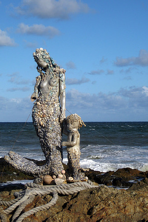 Statue in Punta del Este, Uruguay