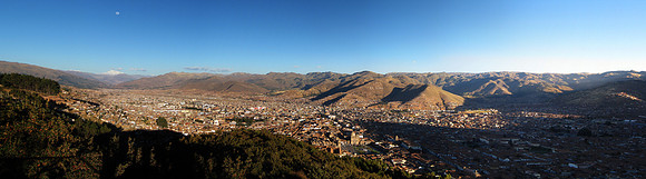 Panoramic view of Cusco, Peru